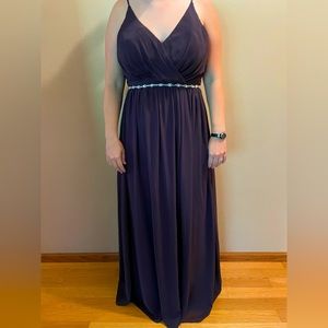 Deep Violet 💜 Bill Levkoff Dress- Size 12
